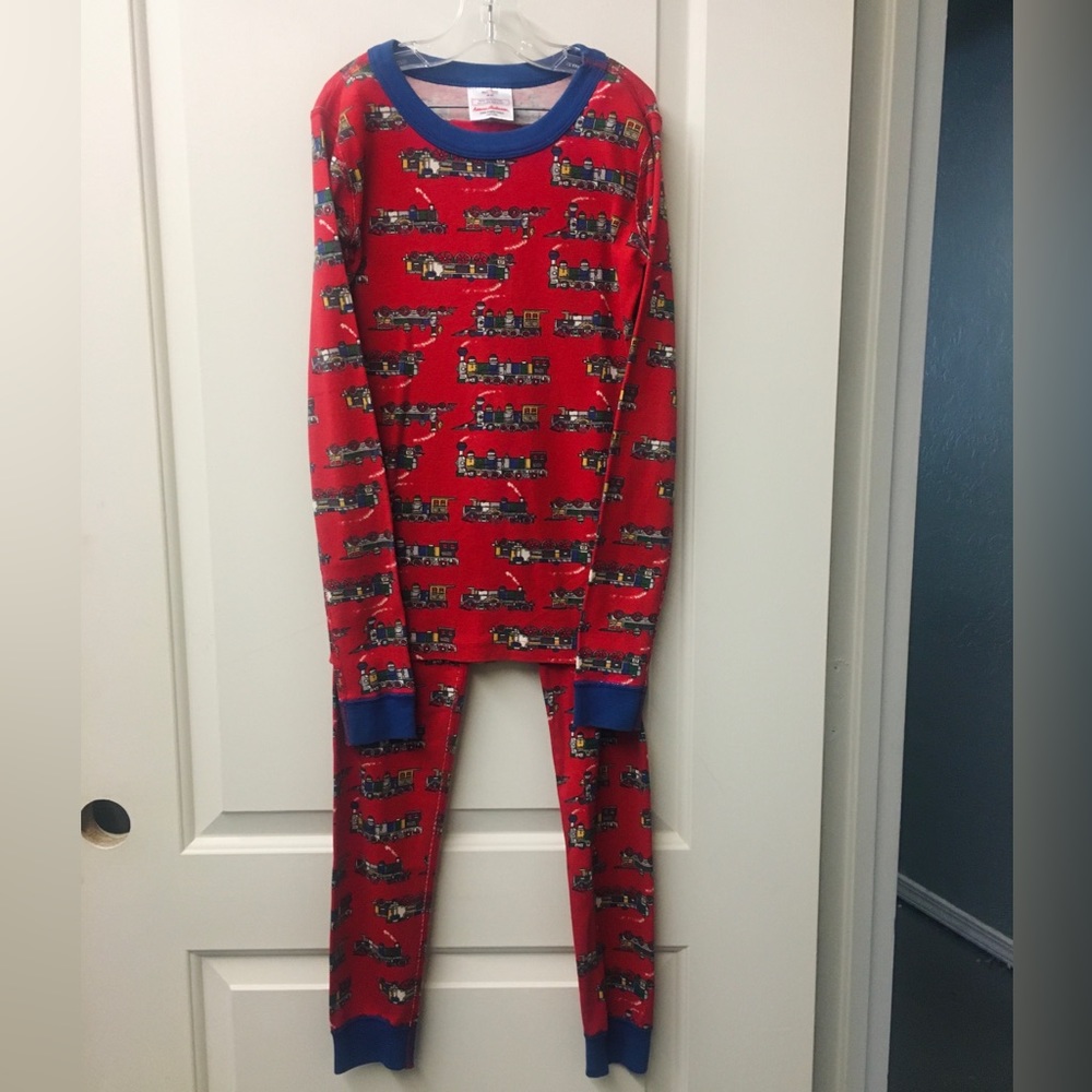 Hanna Andersson Organic Train Pajamas